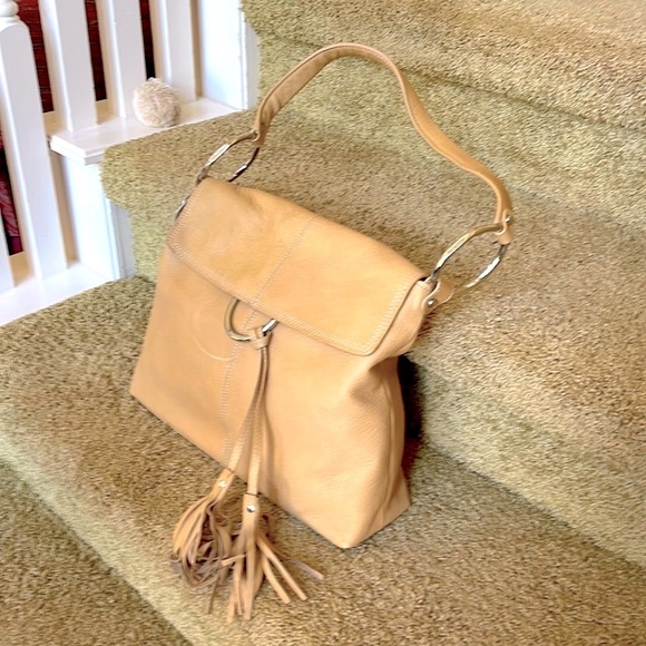 New Alfani leather shoulder bag. Neutral color and perfect size. - Picture 4 of 6